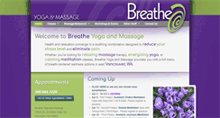 Desktop Screenshot of breatheyogavancouver.com